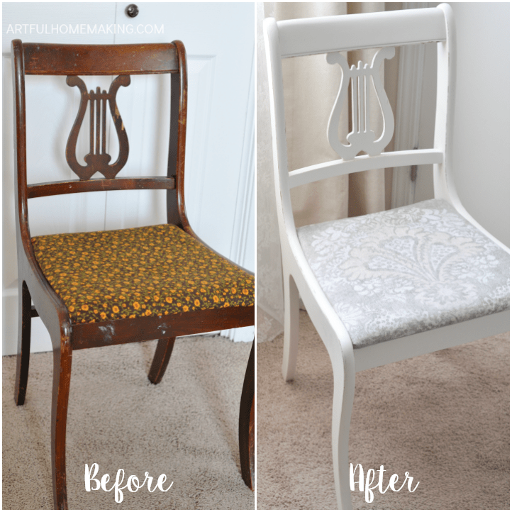 mineral paint chair makeover