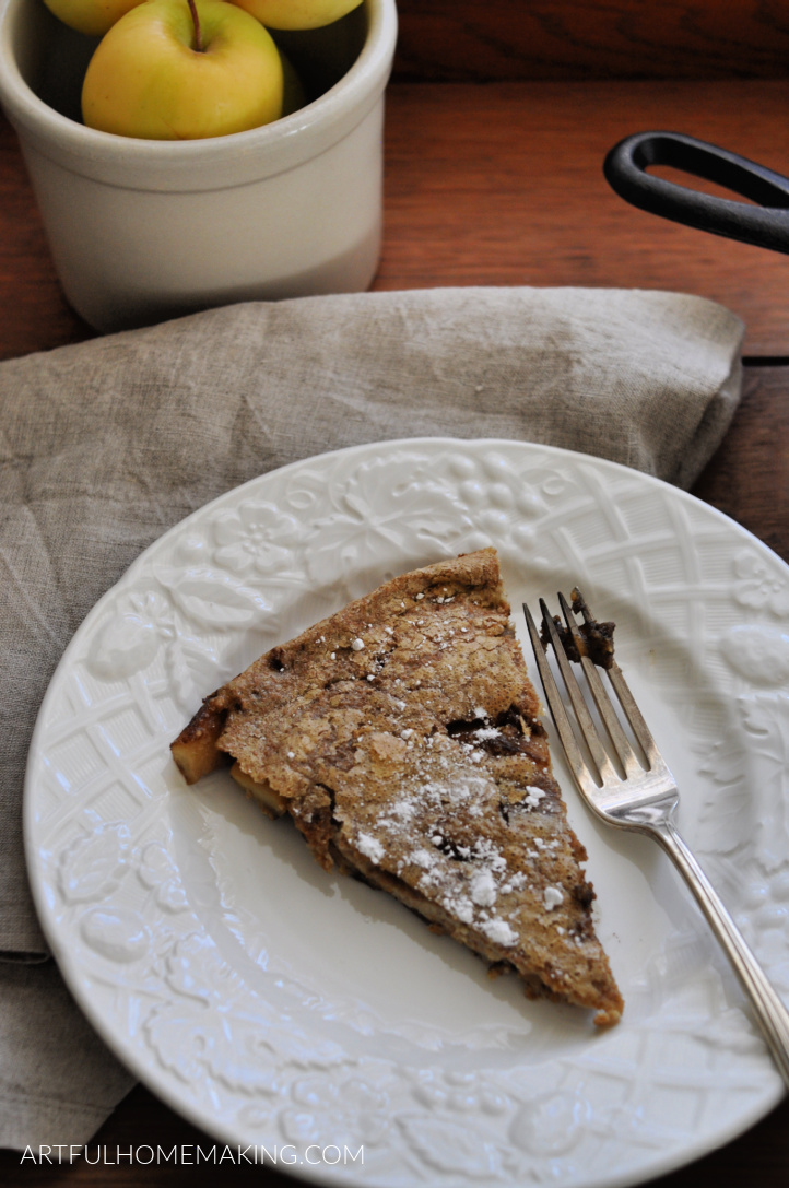 apple dutch baby pancake