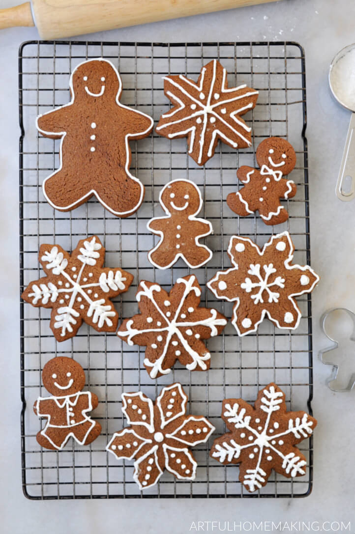 healthy gingerbread cookies