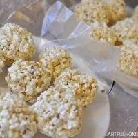 gluten-free homemade honey popcorn balls