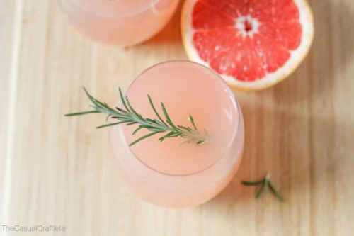 grapefruit rosemary mocktail