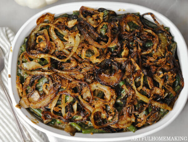green bean casserole from scratch