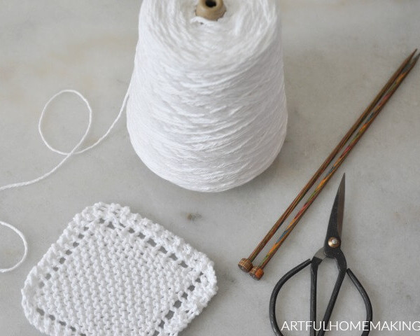 Easy Knitted Coasters Pattern