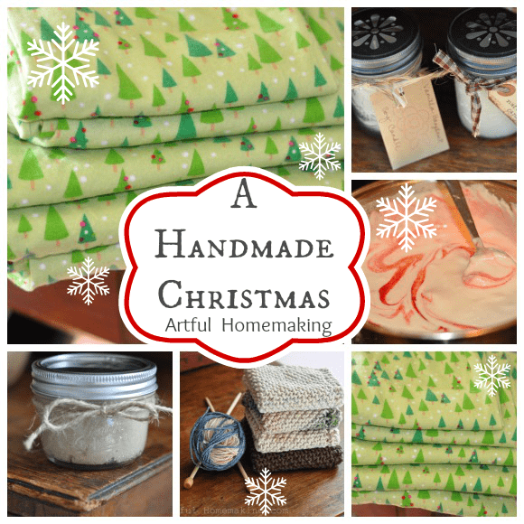 A Handmade Christmas + Homemade Gift Ideas