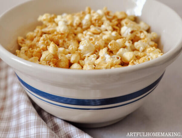 healthy caramel popcorn recipe