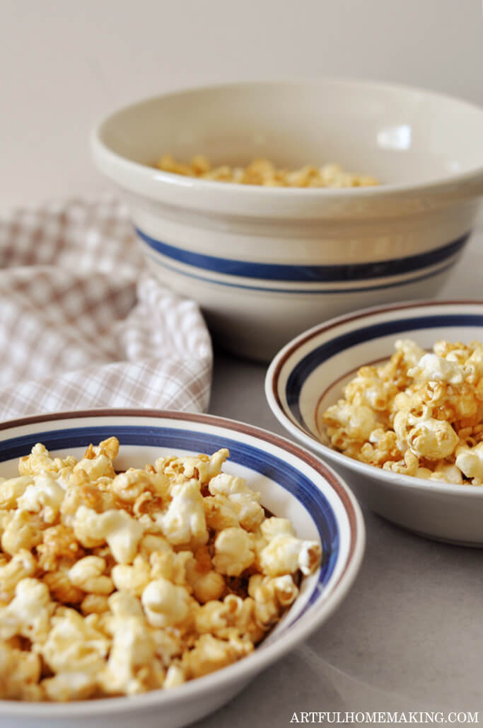 healthy caramel popcorn recipe with honey