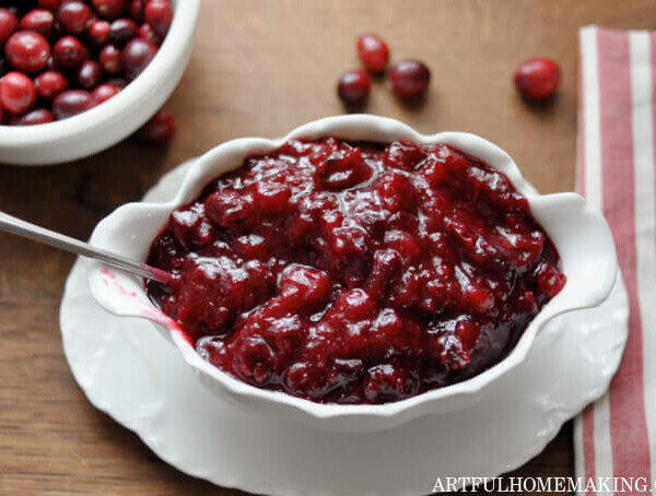 Healthy Cranberry Sauce Recipe
