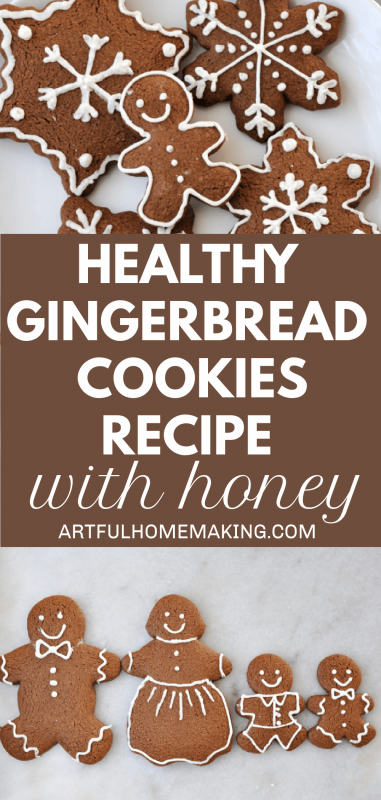 Healthy Gingerbread Cookies with Honey