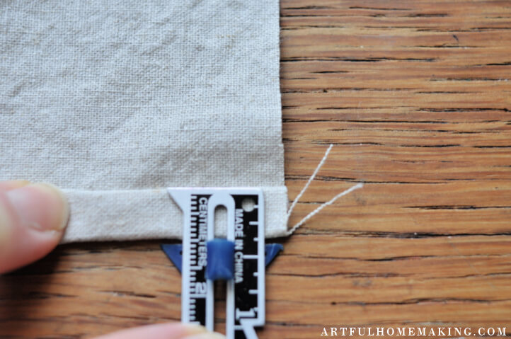 how to sew cloth napkins