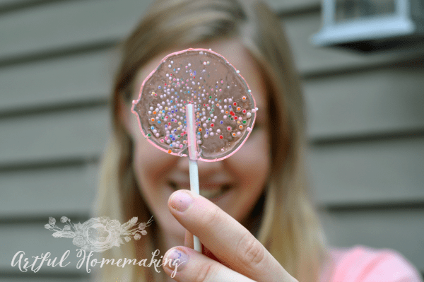 homemade lollipops