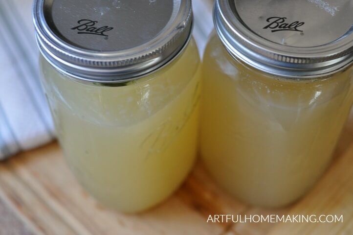 Chicken Stock in the Crock Pot