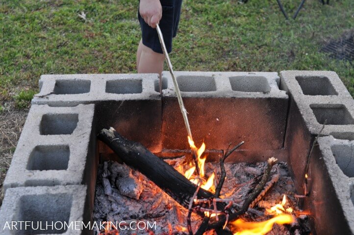 make your own fire pit instructions