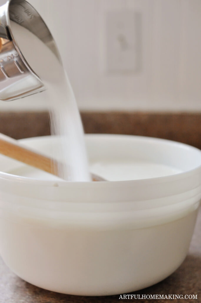 homemade vanilla ice cream ingredients