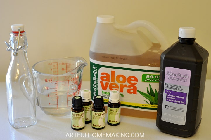 homemade essential oil mouthwash recipe