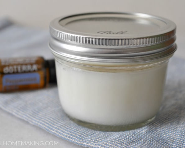 Homemade Coconut Mint Toothpaste
