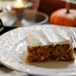 Pumpkin Bars with Cream Cheese Frosting