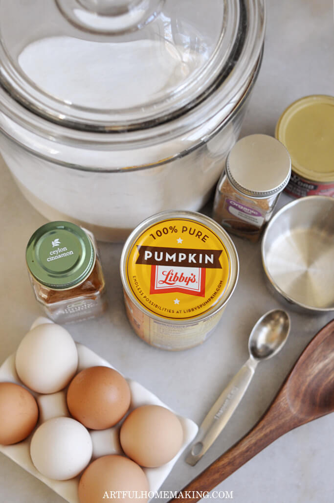 pumpkin bars ingredients