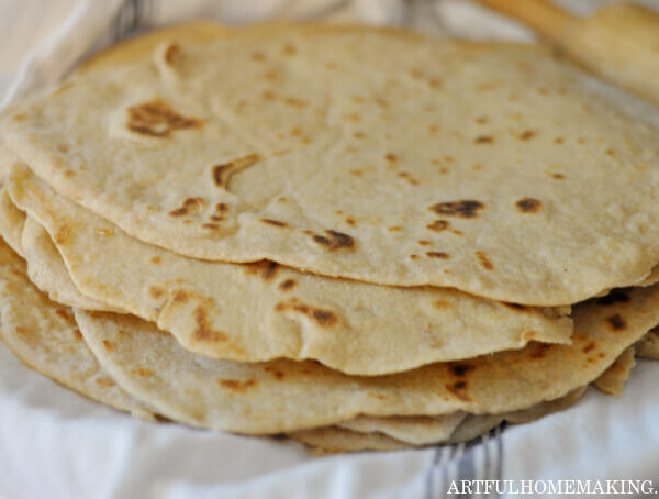 Sourdough Tortillas