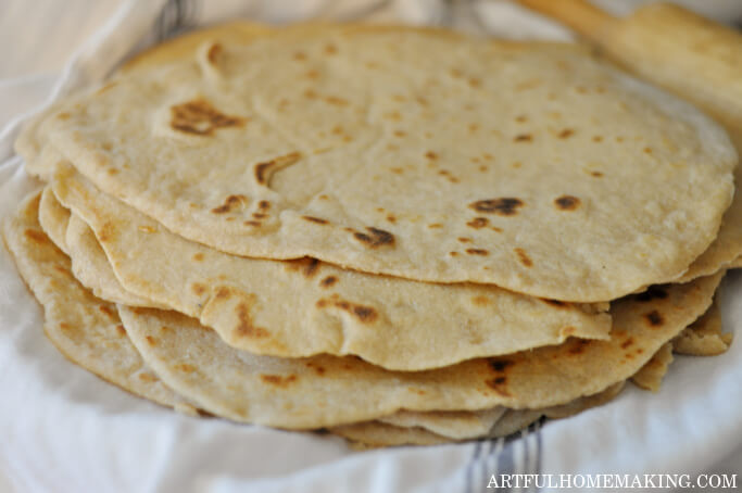 Sourdough Tortillas