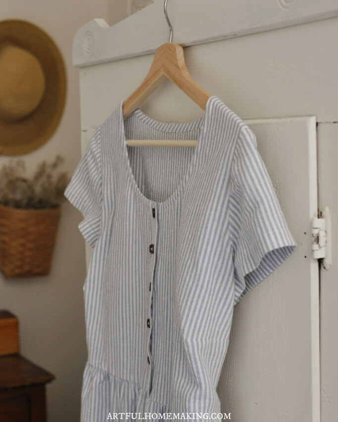 how to make your own clothes linen dress