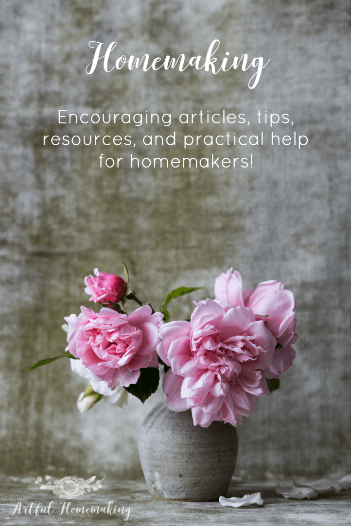 The best place to find homemaking tips help, and resources!