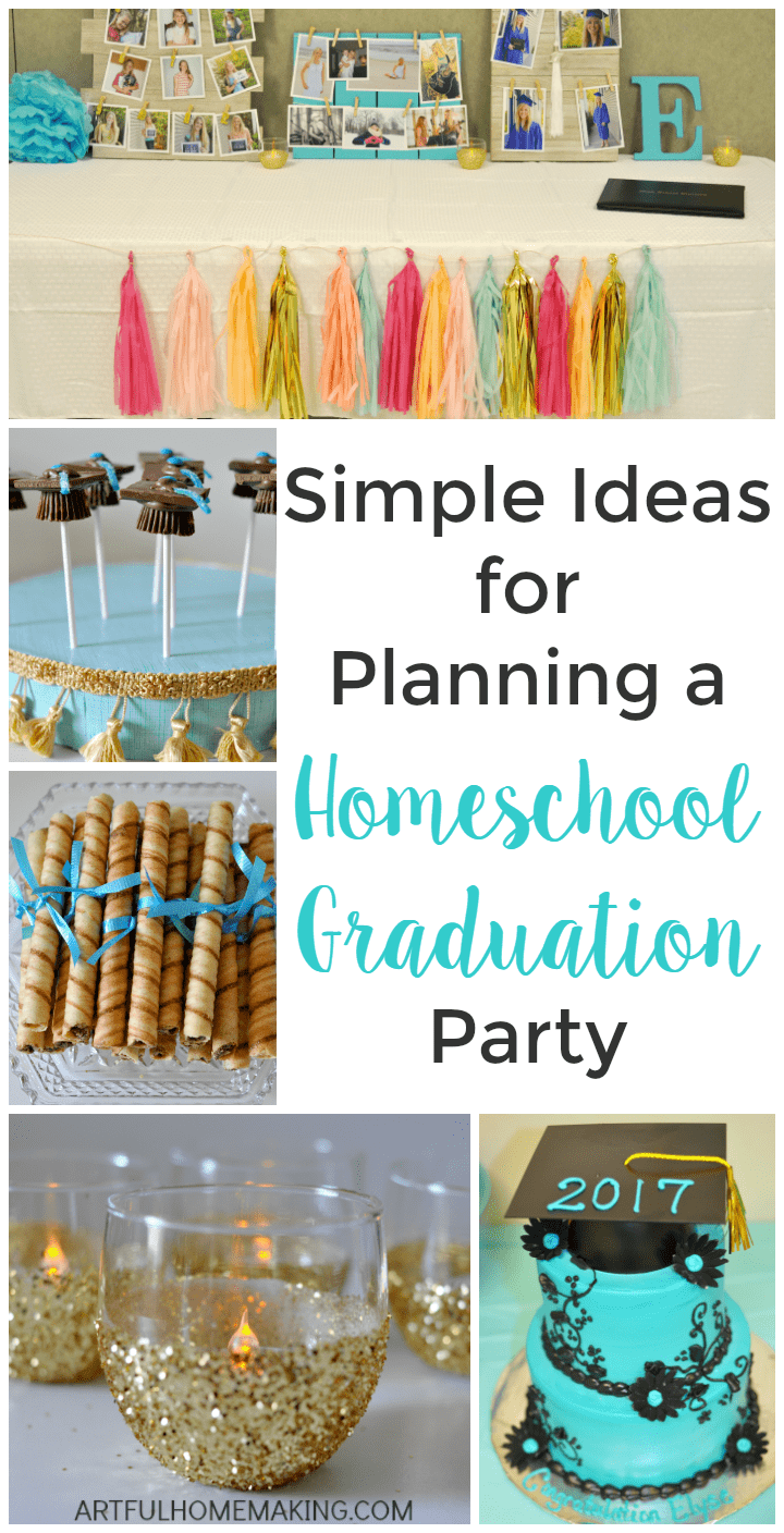 Ideas for planning a memorable homeschool graduation party!