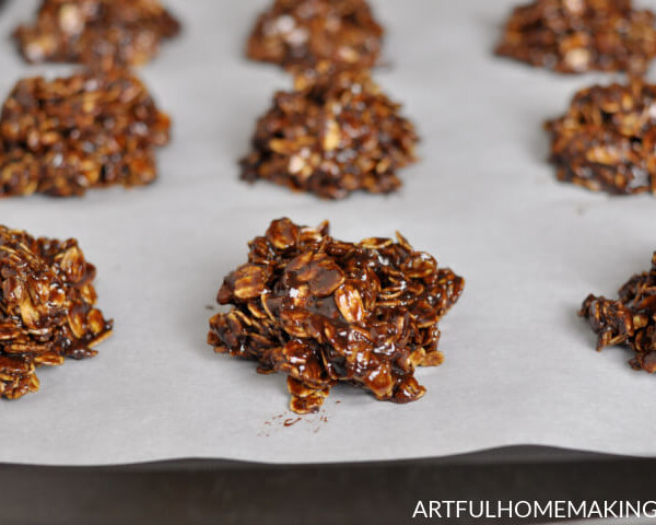 Chocolate No-Bake Cookies with Honey