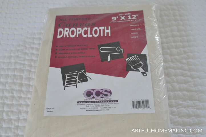 how to bleach drop cloth