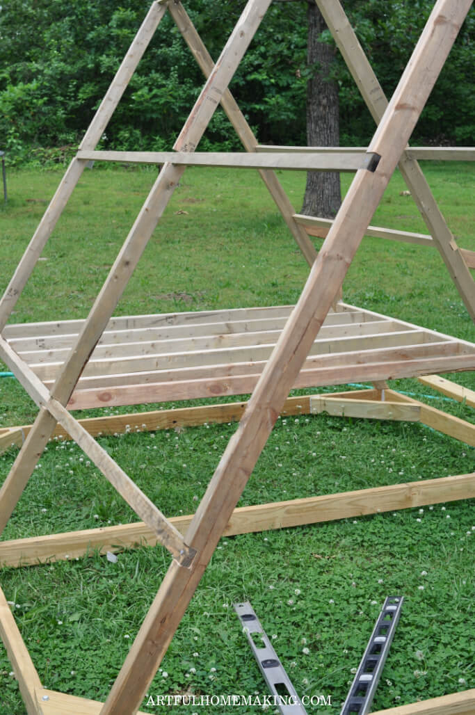 chicken tractor wood frame