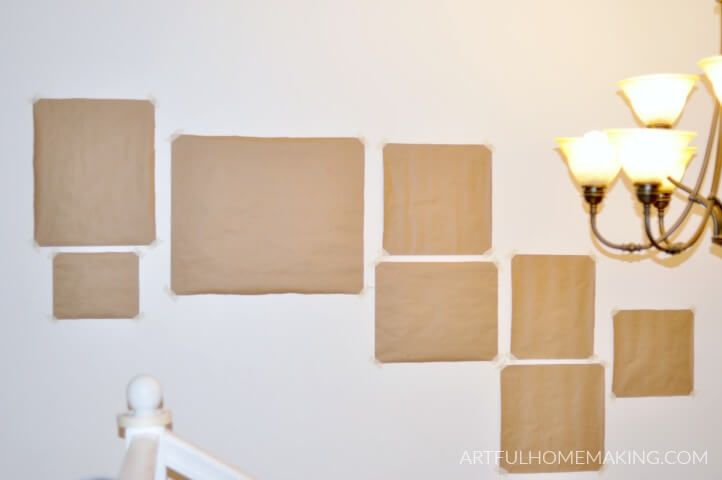 how to hang a gallery wall