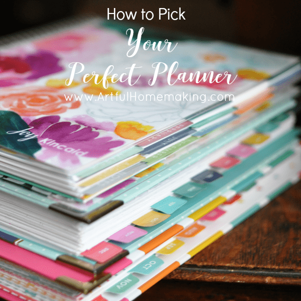 How to Pick Your Perfect Planner