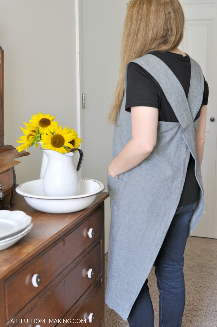 japanese pinafore apron pattern