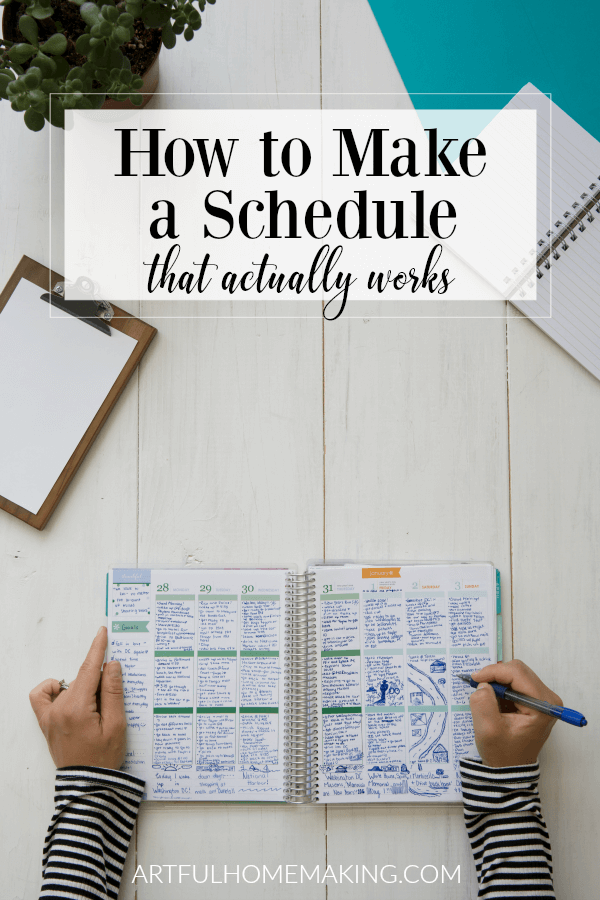 How to Make a Schedule