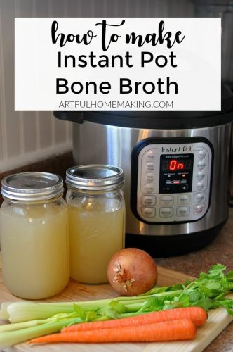 Instant Pot Bone Broth is simple to make and healthy!