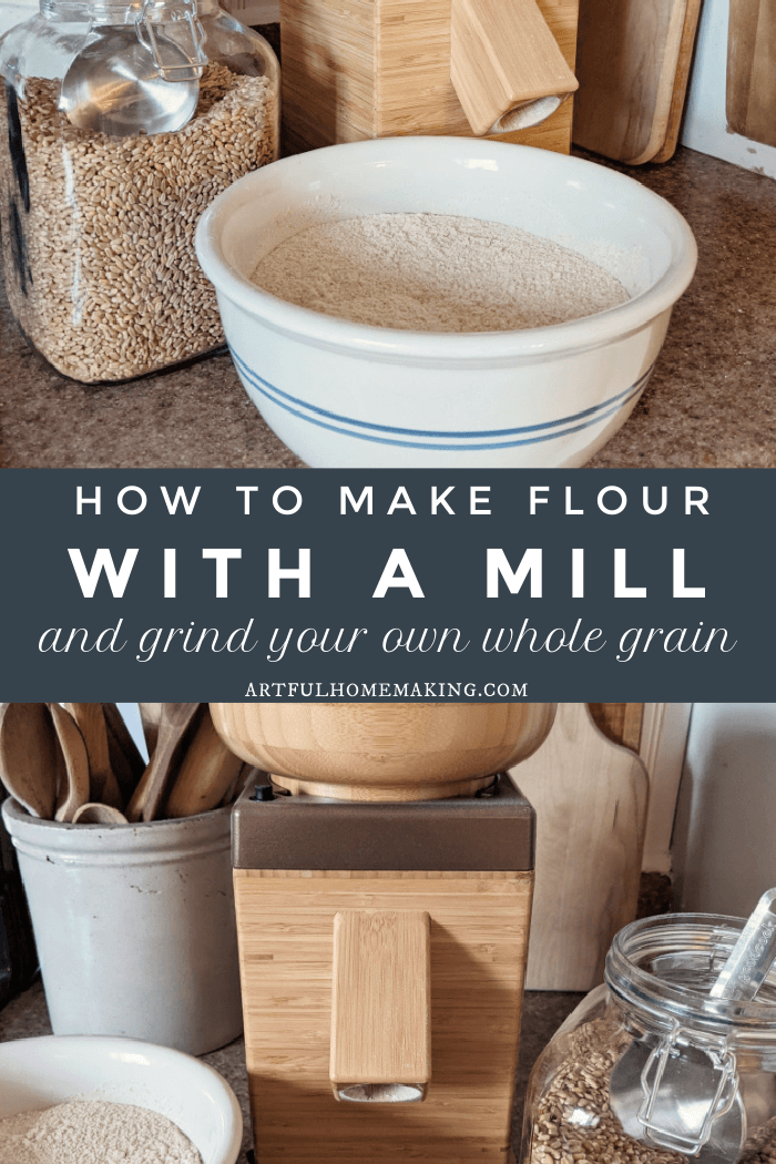 How to make flour with a mill