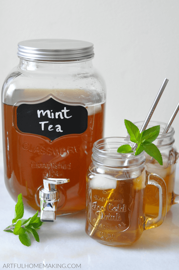 How to make Fresh Mint Tea, Recipe