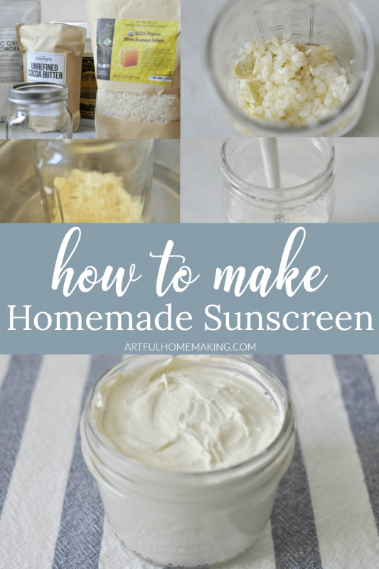 How to Make Homemade Natural Sunscreen