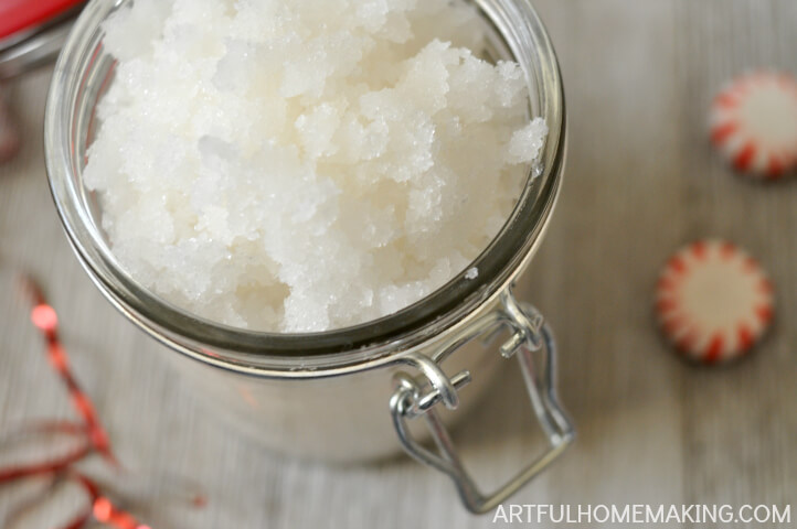 peppermint sugar scrub