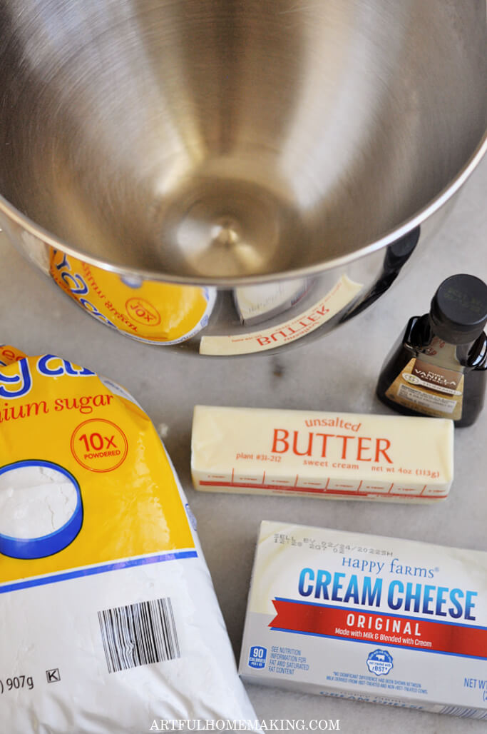 cream cheese frosting ingredients