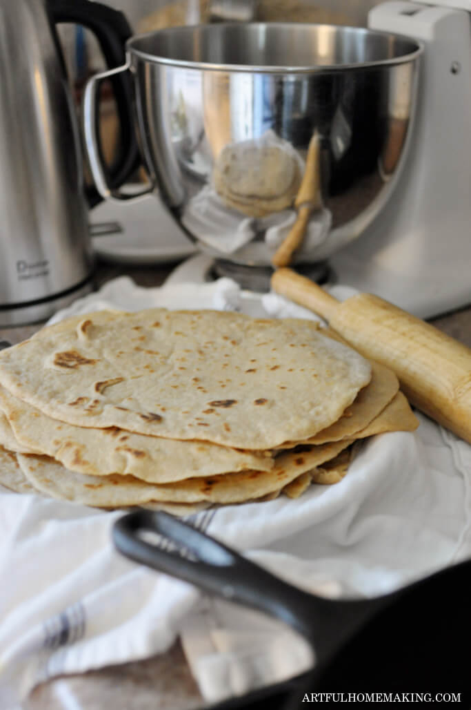 sourdough tortillas