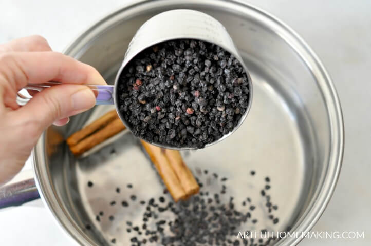 how to make elderberry syrup