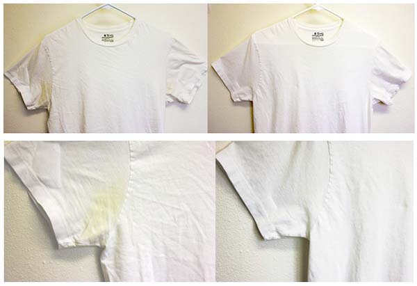 how to remove armpit stains