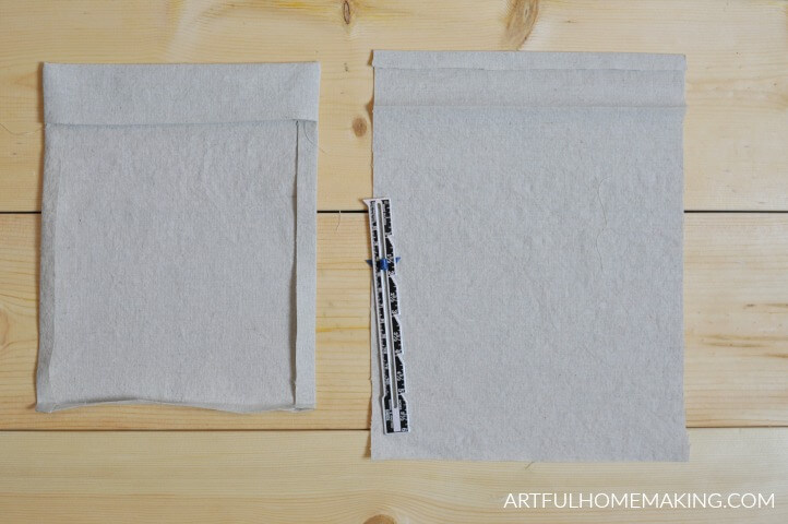 apron pockets ready to sew