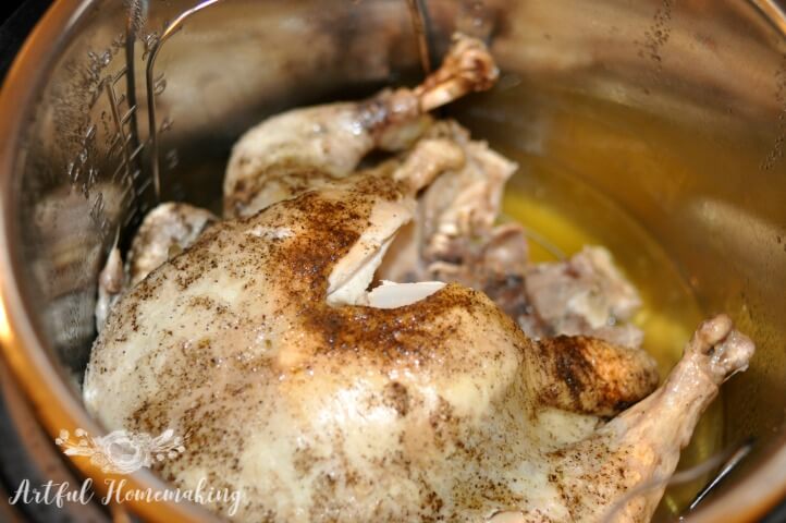 instant pot whole roast chicken