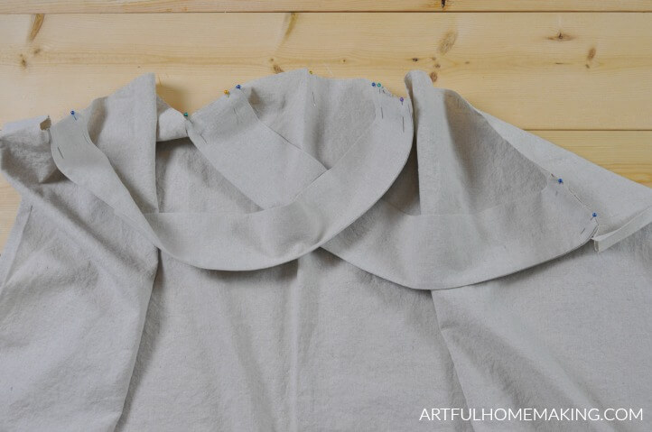 japanese linen cross back pinafore apron pattern