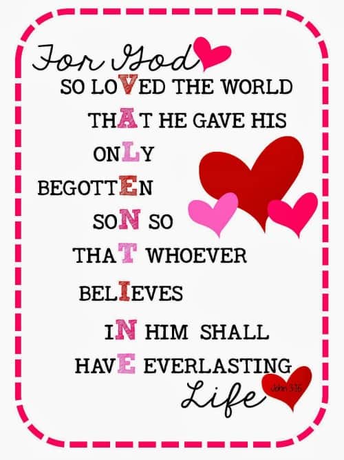 valentine's day bible verses