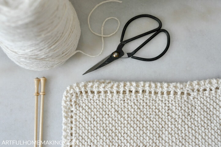 kitchen towel knitting pattern