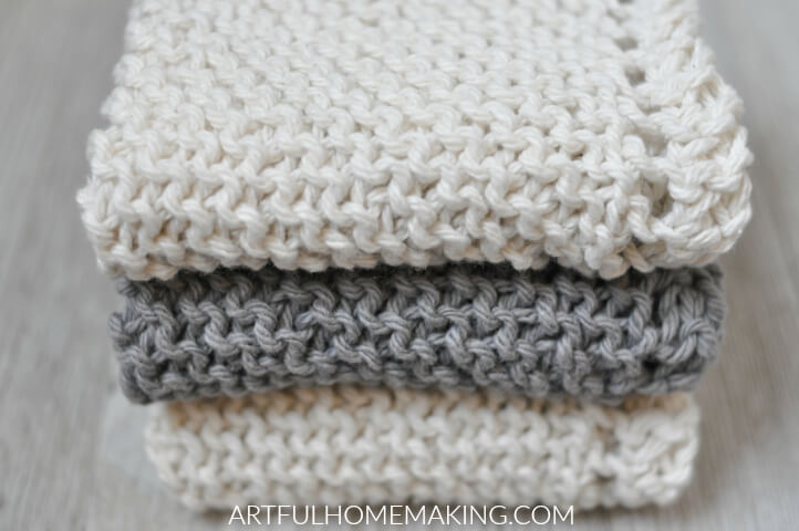 Grandmother s Favorite Dishcloth Knitting Pattern Artful Homemaking