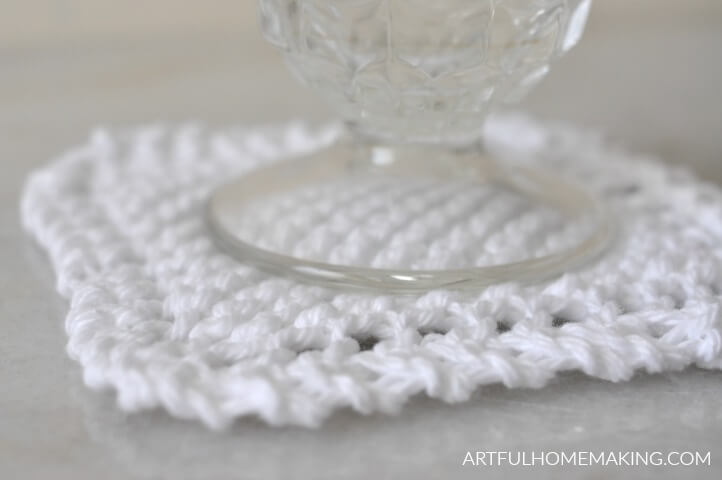 knitted coasters pattern