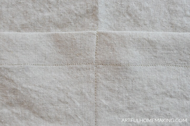 linen half apron pattern